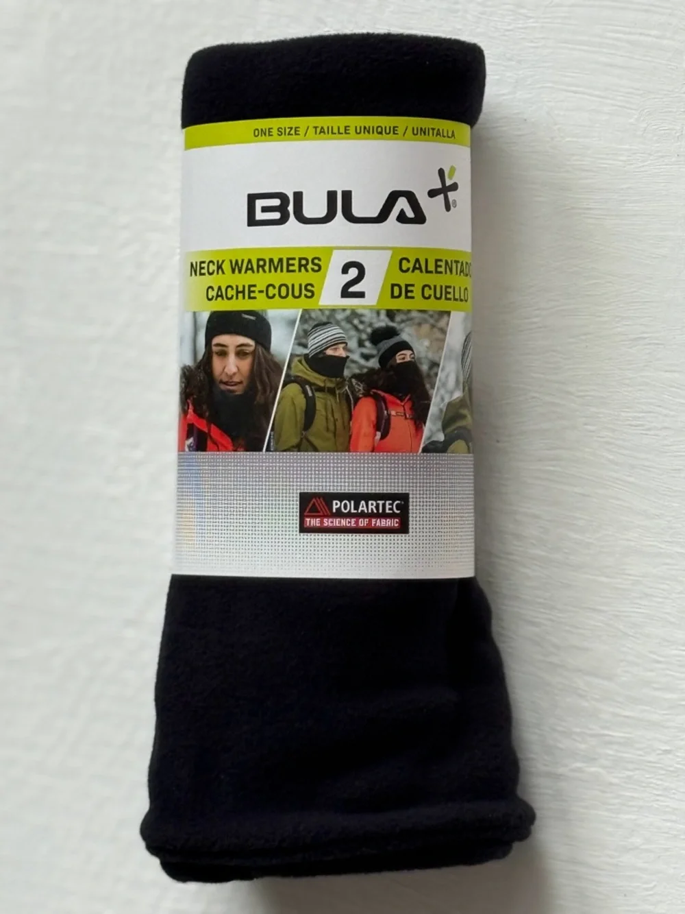 Bula 2-Pack Unisex Neckwarmers. NWT. Black. One Size Fits Most.